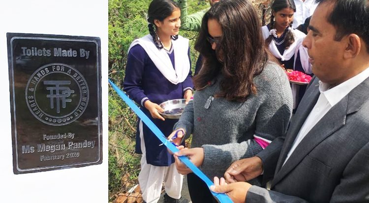 Inauguration of Washroom in Govt Sen Sec School,Mangar